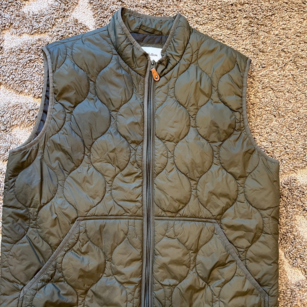 Goodfellow & Co Men's Green Puffer Vest Size L